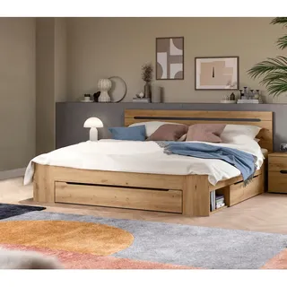 VCM Canu 180 x 200 cm Basaltgrau/Braun