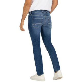 MAC Arne Pipe Jeans in blauer Vintage-Waschung-W35 / L32