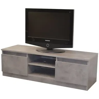 moebel-direkt-online Heike TV-Rack 120 x 41 x 37 cm Grau Spanplatte/Holzwerkstoff