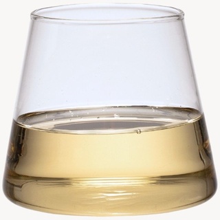 Zoha Glas Esposito Cup Getränkebecher Cocktail- 350 ml - Heißgetränke 6er Set, Borosilikatglas, Hitzebeständig Trinkglas Cocktailgläser Eiskaffeegläser Tee Saft weiß