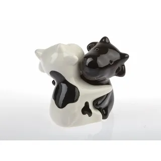 By Bers Salzstreuer Kuh Frosch Eier Elefant Glücksschwein Salzstreuer Keramik, (Eier Frösche Kühe Elefanten Glücksschwein Salzstreuer), hochwertige Handarbeit weiß