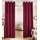 Fenstervorhang Ösen 135 225 Rot 2 St