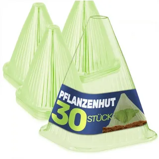 Gravidus Schneckenkante Pflanzenhut Pflanzenschutz Pflanzen Pflanzhilfe Gartenglocken Set, 30-St.