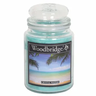Woodbridge Duftkerze, Kerze im Glas, 565 g, Paraffinwachs, 2 Dochte, 130 h Brenndauer, Aromakerze HxD: 17 x 10 cm