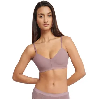 Sloggi Damen T-Shirt-BH Baumwolle Mikrofase Unterwäsche Komfort herausnehmbare verstellbare nahtlos unsichtbar Spitze bügellos Stretch - XL plus