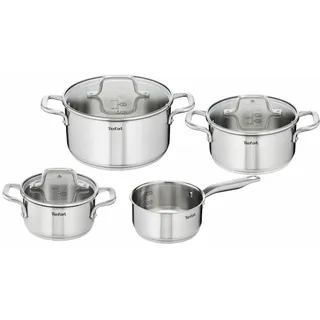 Tefal Virtuoso Topfset 7-tlg. Kochtopf Topf Stielkasserolle Induktion Edelstahl