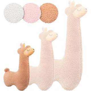 Engelshof Alpaka Seitenschläferkissen Kuscheltier Braun 75cm - Braun
