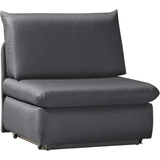 Novel Schlafsessel Etta, Grau, Textil, Uni, 90x89x83 cm, Stoffauswahl, Liegefunktion, Wohnzimmer, Sofas & Couches, Schlafsofas, Schlafsofas mit Bettkasten
