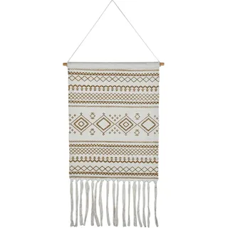 Boho Wandteppich Calegora Beige 45x85cm - Ethno Wanddeko modern
