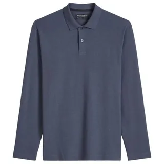 Marc O'Polo Langarm-Poloshirt blau L