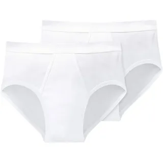 SCHIESSER Herren Sportslip, Doppelripp, 2er-Pack,