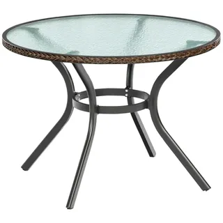 Merxx Ravenna Tisch Ø 100 cm Graphit/Schoko