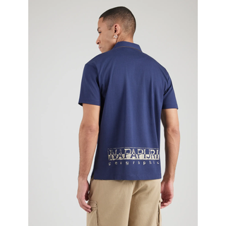 NAPAPIJRI Poloshirt E-Reflect beige / dunkelblau / weiß XXL