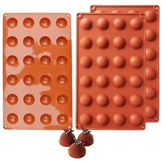 LuxusKollektion Silikonform Silikonform Halbkugel 24 Löcher