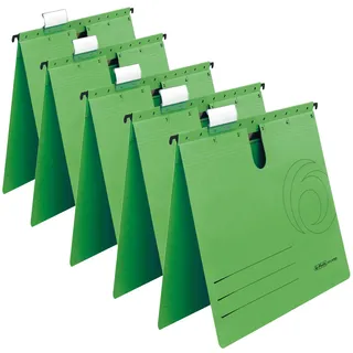 Herlitz Hängehefter grün, 5er Packung, Hängeregister