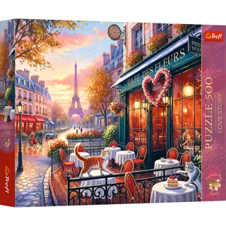 Trefl Puzzle 500 - Love Story: Liebe in Paris - Trefl - Teile,