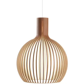 Secto - Octo Small 4241 Pendelleuchte, Ø 45 x H 55 cm, Walnuss