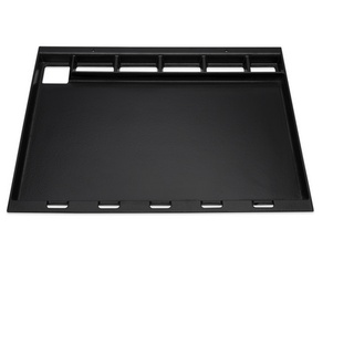 WEBER Grillplatte, porzellanemailliertes Gusseisen, geeignet für Weber Spirit 300-Serie ab 2013, grau - schwarz