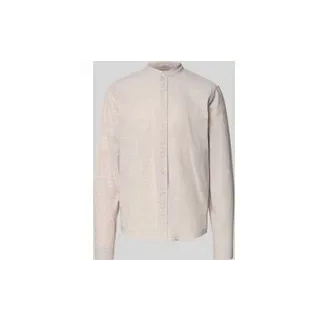 Regular Fit Freizeithemd aus reiner Baumwolle Modell 'DARIS', Sand, XL