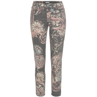 LASCANA 7/8-Jeggings Damen schwarz-bunt bedruckt Gr.34
