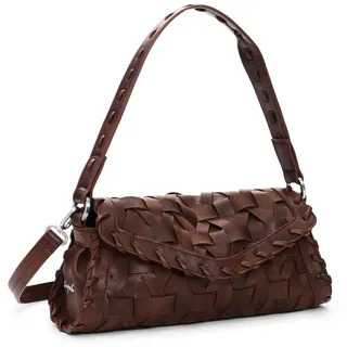 DESIGUAL Argon Schultertasche Leder Brown