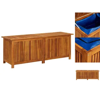 vidaXL Auflagenbox Kissenbox Auflagenbox Gartenbox 150x50x58 cm Massivholz Akazie Holz braun