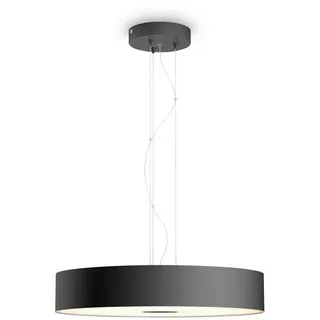 Philips HUE Led-Hängeleuchte White Ambiance Fair, Schwarz, Glas, 12 cm, Smartphone-Steuerung, Lampen & Leuchten, Innenbeleuchtung, Hängelampen, Esstischlampen