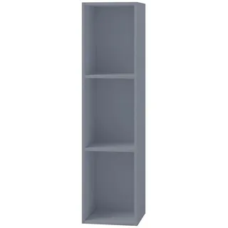 VCM Platto Schallplattenregal 34 x 30 x 107 cm Grau