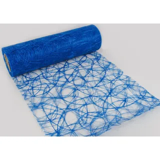 25 m x 30 cm BLAU Sizoweb Vlies Tischband Tischläufer