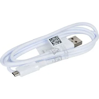 Original Samsung Ladekabel Datenkabel ECB-DU4AWE ca.95cm in Weiss für Samsung Galaxy J7 (2017) J730F 2.0 USB Ladegerätkabel Aufladekabel Charge C... - Weiß