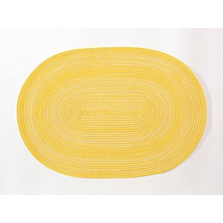 Tischset SAMBA oval gelb (BL 48x33 cm) BL 48x33 cm gelb - gelb