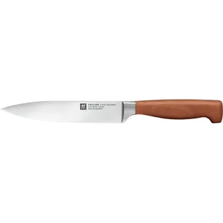 Kochmesser ZWILLING "**** VIER STERNE Wood", braun, Klingenlänge 20cm, Holz, Spezialklingenstahl, Kochmesser, Kochmesser, Made in Germany, Eigehärtete Klinge, FSC-Zertifizitiertes Holz
