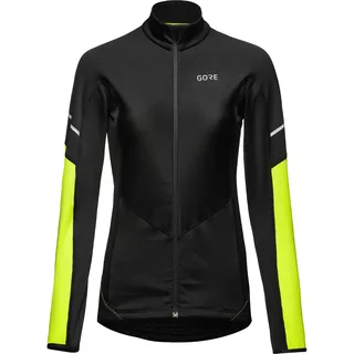 Gore Wear Thermo Zip Damen Black/Neon Yellow 36
