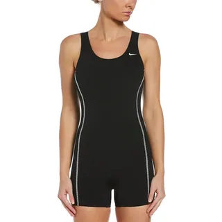 Nike Legsuit Damen Badeanzug, Damen, Trainingsanzug, NESS7068-001, schwarz, S
