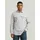 Marine Slim Langarmhemd Blau L