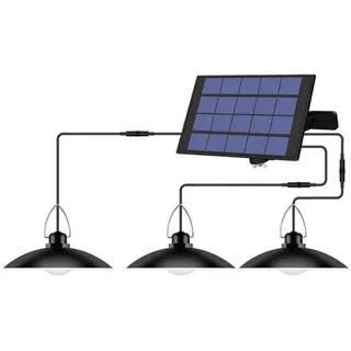 Solar-pendelleuchte Mit Verstellbarem Panel, Automatischem Ein-/ausschaltsensor, Ip65 Wasserdicht, Ideal Für Den Außen- Und Innenbereich (garten, Terrasse, Hof) Und Zur Aufbewahrung.