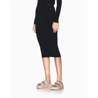 A|X Armani Exchange für Damen. XW001877AF11957MC005 Hochtaillierter Rock schwarz (S), Lässig, Klassisch, Viskose