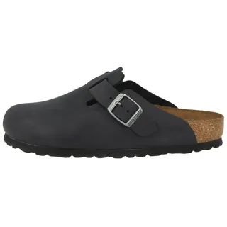 Birkenstock Boston Nubukleder geölt schwarz 41
