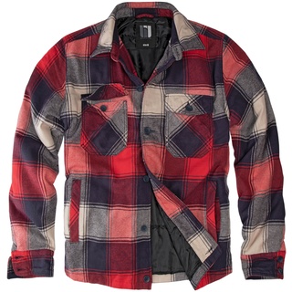 bw-online-shop Lumberjacket Rocky (Sale) red/anthrazit/beige, Größe 5XL