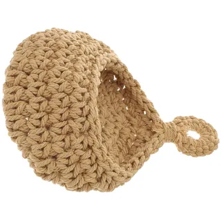DECHOUS Rattankorb Geflochtene Korb Weidenkorb Wandkorb Handgewebte Hängekorb Obstkorb Gemüsekorb Brotkorb Lebensmittelkorb Organizer für Süßigkeit Snack Wohnzimmer Küche Bad Dekoration Kaffee