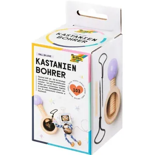 Folia Kastanienbohrer Bastelset 103-teilig braun