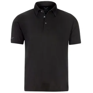 Trigema Poloshirt TRIGEMA Business-Poloshirt (1-tlg) schwarz XXL