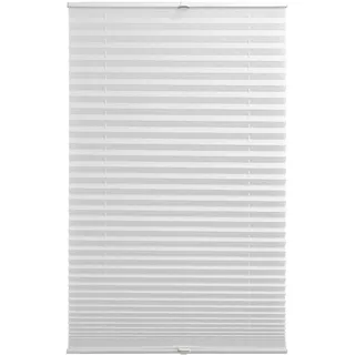 BLINDECOR Plissee ohne Bohren | lichtdurchlässiges Plissee für Fenster | Polyester | 95 x 140 cm | 604 Weiß