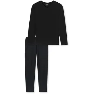 SCHIESSER Schlafanzug Uncover Nightwear Schwarz 52