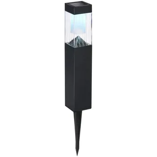 Grundig Außenleuchte Edelstahl 52,0 cm 1 Stück Schwarz/Lila
