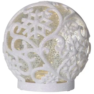 Star Trading Schneekugel 15 cm Weiß