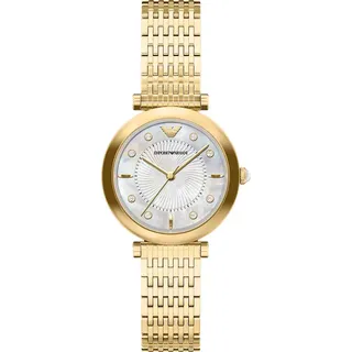 Emporio Armani Quarz / 3 Zeiger Archelia AR11809 - MOP,goldfarben - 32mm