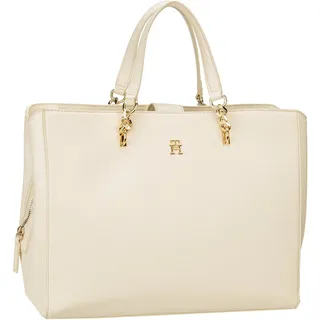 Tommy Hilfiger Handtasche TH Refined Workbag SP24 Calico Nude Damen