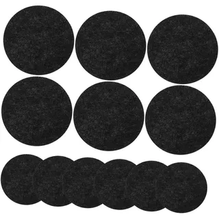 SHOWERORO 12 Stück Filz Tellertrenner Topfunterlage 26,7cm Filz Geschirrtrenner Schutzpads Für Geschirr Keramik Rutschfest Wiederverwendbar Aufbewahrung Transport