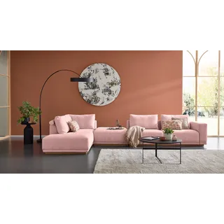 Musterring Wohnlandschaft Polyester 3-Sitzer Rosa